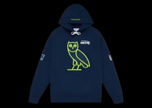 OVO x NFL Seattle Seahawks OG Hoodie Blue