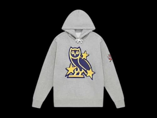 OVO x NHL All Star Hoodie Heather Grey