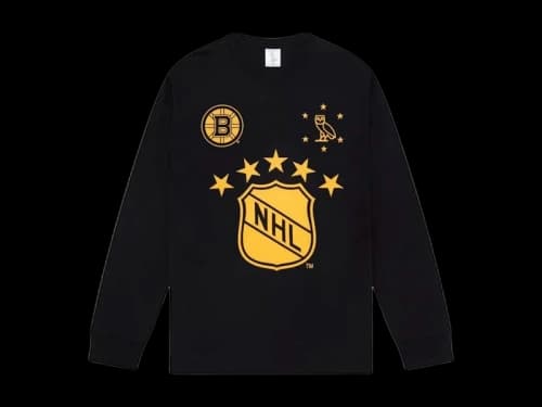 OVO x NHL Boston Bruins L/S T-shirt Black