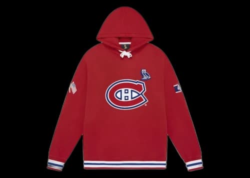 OVO x NHL Montreal Canadiens Hoodie Red