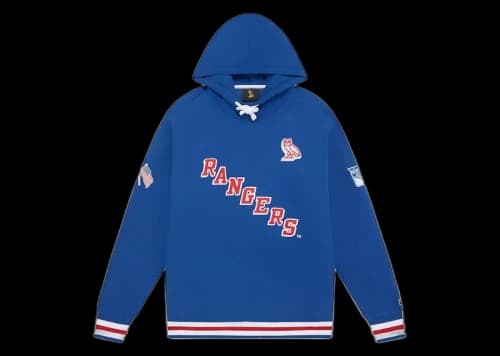 OVO x NHL Rangers Hoodie Blue