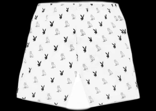 OVO x PLAYBOY Boxer Shorts White