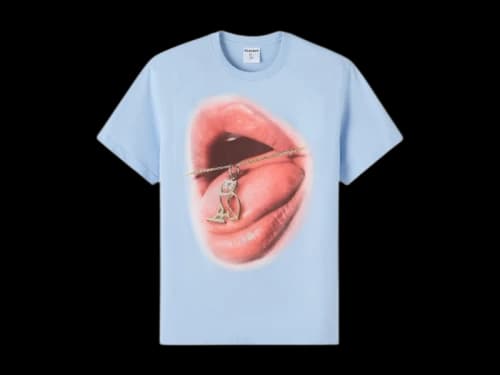 OVO x Playboy Pendant T-Shirt Light Blue