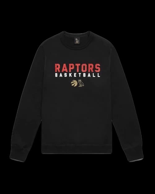 OVO x Raptors Pre-Game Crewneck Black