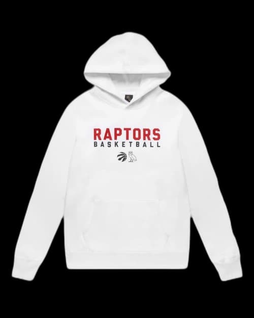 OVO x Raptors Pre-Game Hoodie White