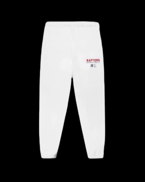 OVO x Raptors Pre-Game Sweatpant White