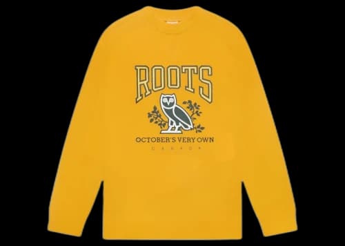 OVO x Roots Crewneck Yellow