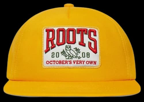 OVO x Roots Trucker Cap Yellow