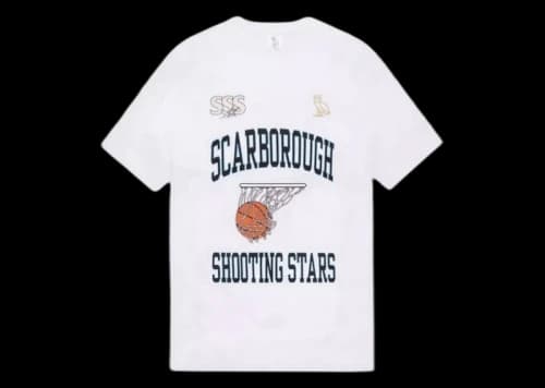 OVO x Scarborough Shooting Stars Bucket T-Shirt White