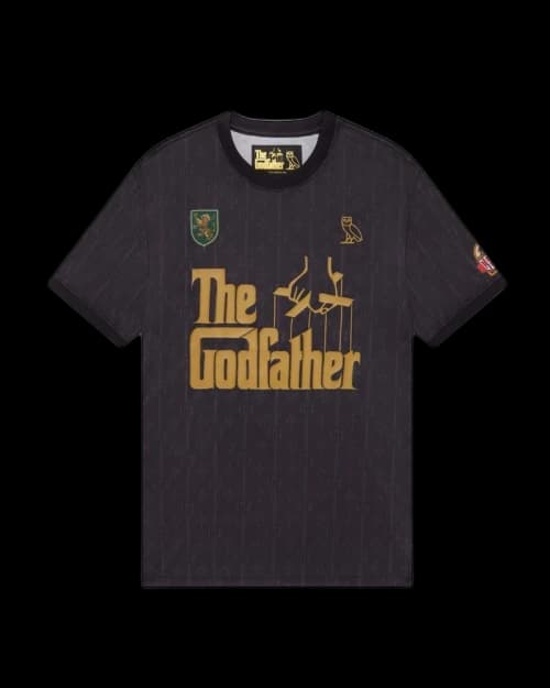 OVO x The Godfather Soccer Jersey Black