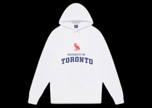 OVO x University of Toronto Hoodie White