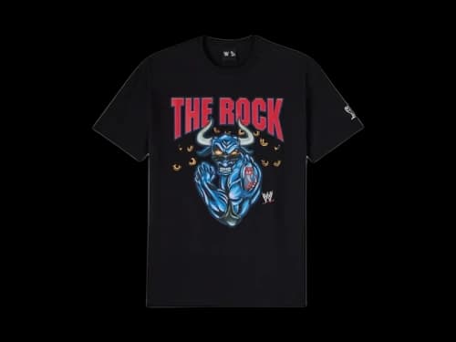 OVO x WWE The Rock Tee Black
