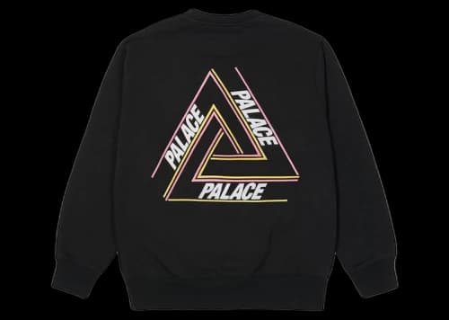 Palace Basically A Tri-Ferg Crew Black