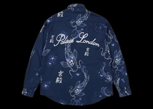 Palace Carp Shirt Navy/White
