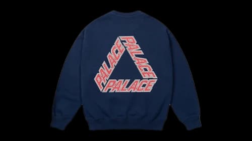 Palace Collegiate P3 Crew Navy