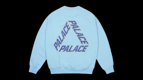 Palace Collegiate P3 Crew Skyline Blue