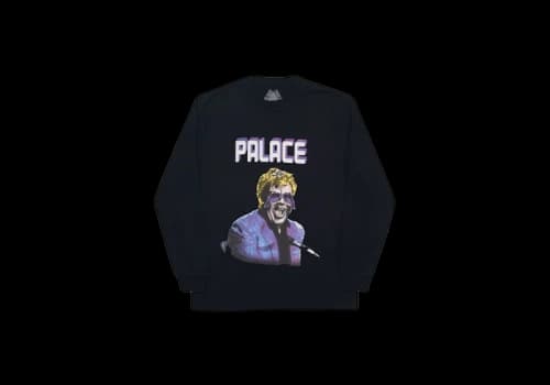 Palace Elton Longsleeve Black/Purple