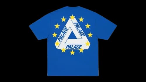 Palace Eu Tri T-Shirt Blue Berry