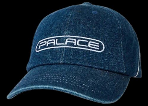 Palace Fader Denim 6-Panel Stone Wash