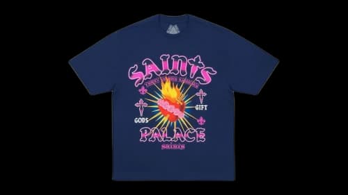 Palace Gods Gift T-Shirt Navy
