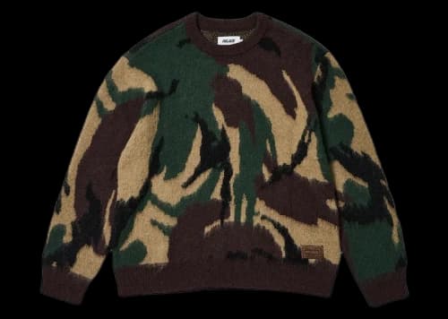 Palace Hairy Camo Knit Woodland