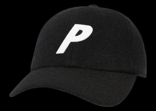 Palace Harris Tweed P 6-Panel Black