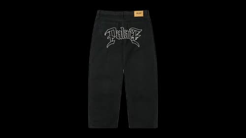 Palace Le Script P90 Baggy Jean Black