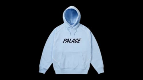 Palace Line It Up Hood Perfect Blue