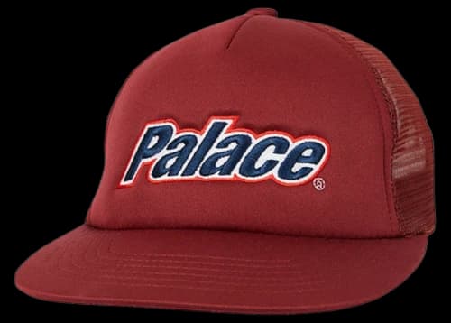 Palace Low Case Trucker Burgundy