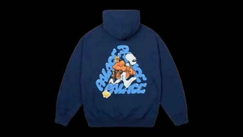 Palace Mark Bode Hood Navy