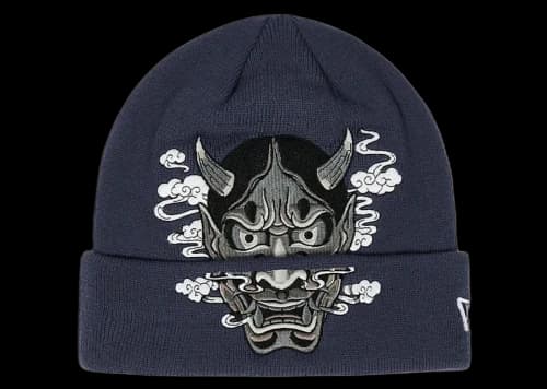 Palace Masks New Era Beanie Navy