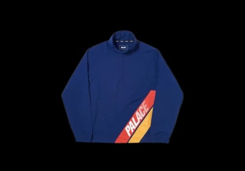 Palace Pal Beam Cotton Shell 1/4 Zip Navy