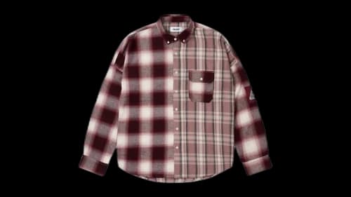 Palace Patchy Flannel Shirt Red