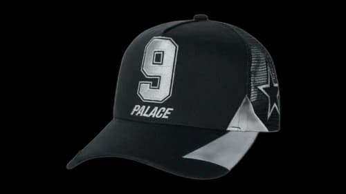 Palace PFL Trucker Cap Black