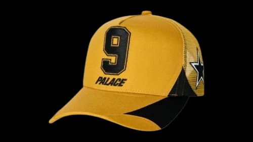 Palace PFL Trucker Cap Yellow