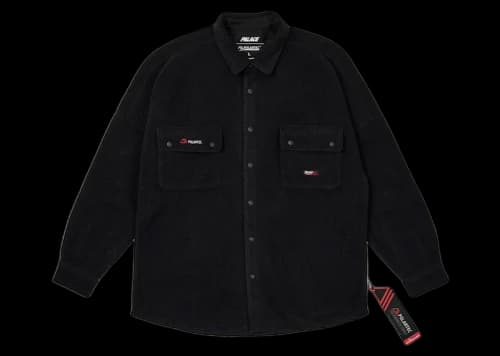 Palace Polartec Drop Shoulder Shirt Black