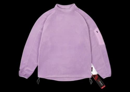 Palace Polartec Mock Neck Purple
