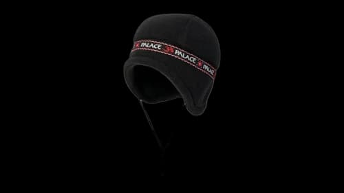 Palace Polartec Om Earflap Beanie Black