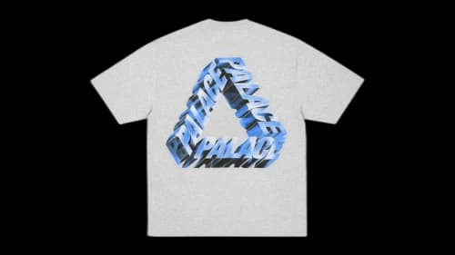 Palace Polished P3 T-Shirt Grey Marl