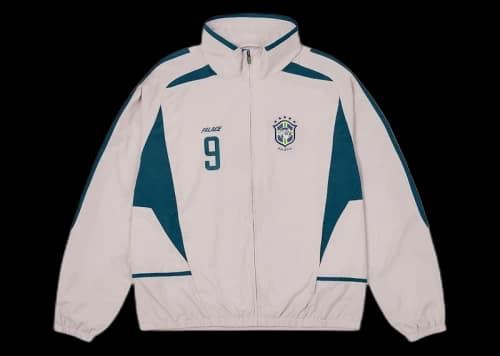 Palace Pro Team 02 Shell Jacket Light Grey