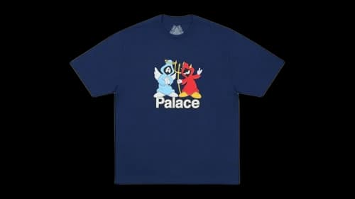 Palace Right And Wrong T-Shirt Navy