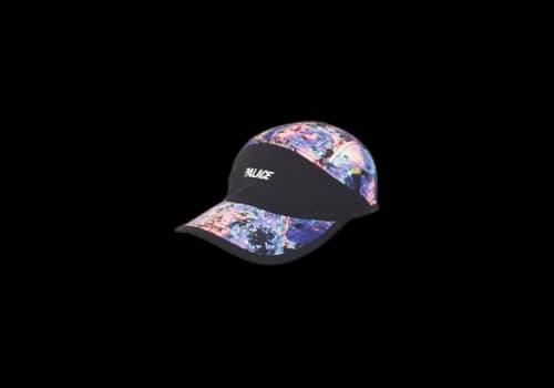 Palace Running Hat Black/Purple/White