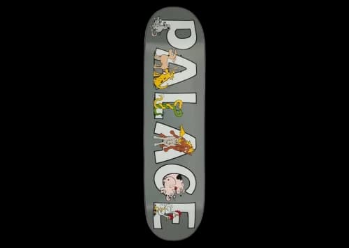 Palace Session Skateboard Deck Grey