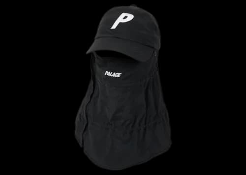 Palace Shell Facemask P 6-Panel Black