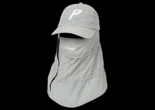 Palace Shell Facemask P 6-Panel Stone