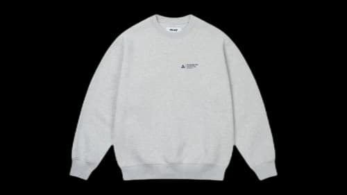 Palace Shop Locator Crew Grey Marl