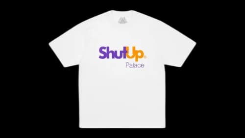 Palace Shut Up T-Shirt White
