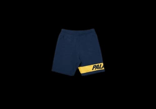 Palace Side Shorts Navy/Yellow