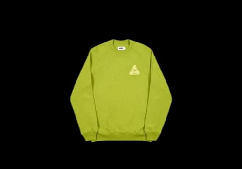 Palace Slub Crew Green