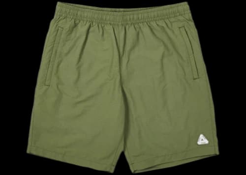 Palace Sofar Shell Shorts Olive